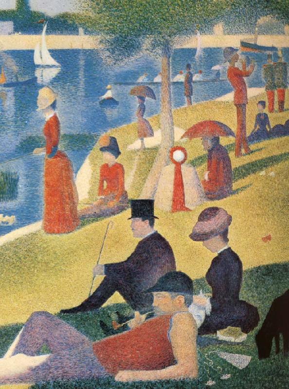 Georges Seurat A sondagseftermiddag pa on Allow to Magnifico Jatte china oil painting image